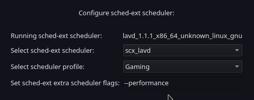 sched-ext Properties